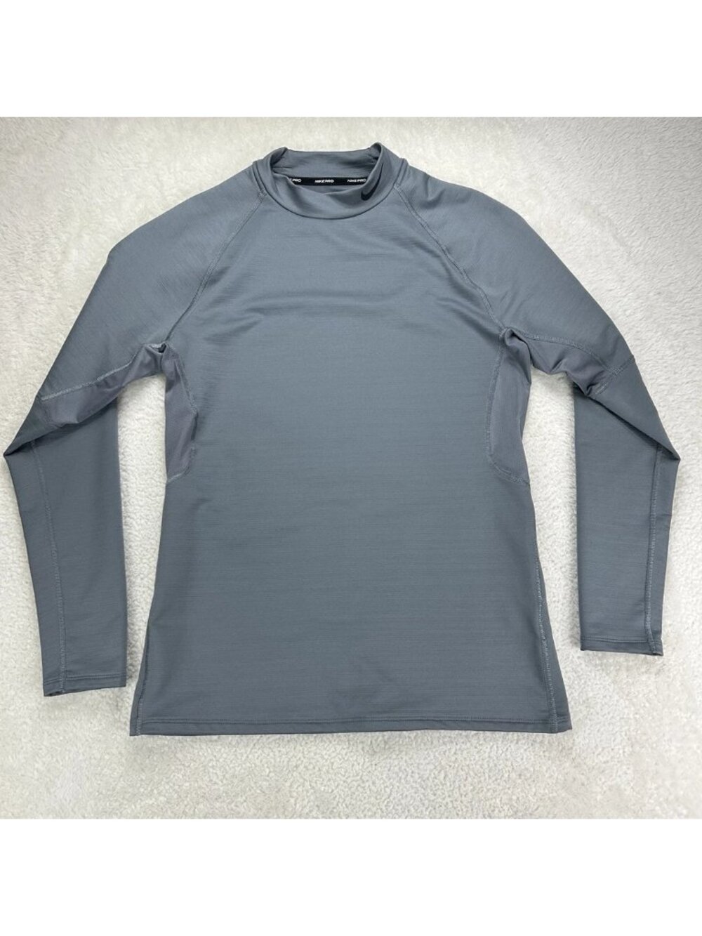 Nike Pro Dri-Fit Men’s Slim Fit Gray Lg Workout Gym CrossFit Training Running